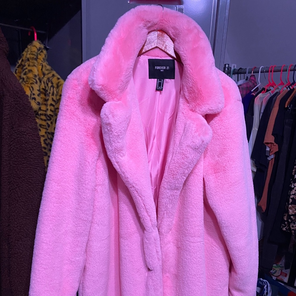 F21 Furry Coat